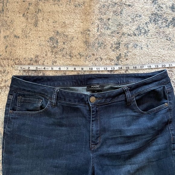 Venezia | Lane Bryant Signature Fit Straight Leg Denim Dark Jeans Curvy Sz 20 S - Picture 8 of 10